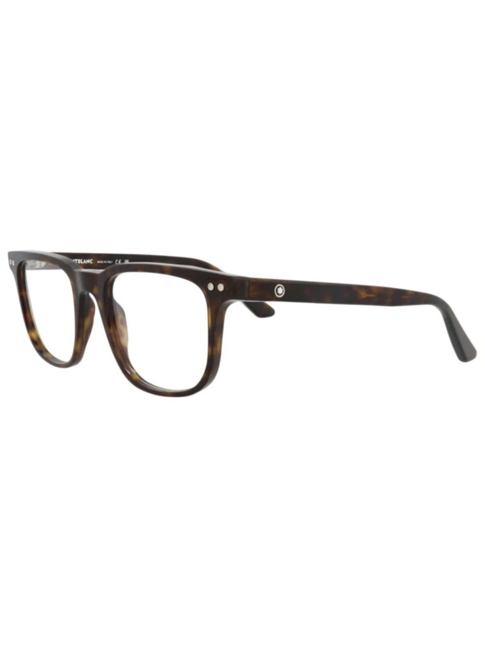 New Montblanc Women's Eyeglasses Square Rectangle Recycled Acetate Frame Mens